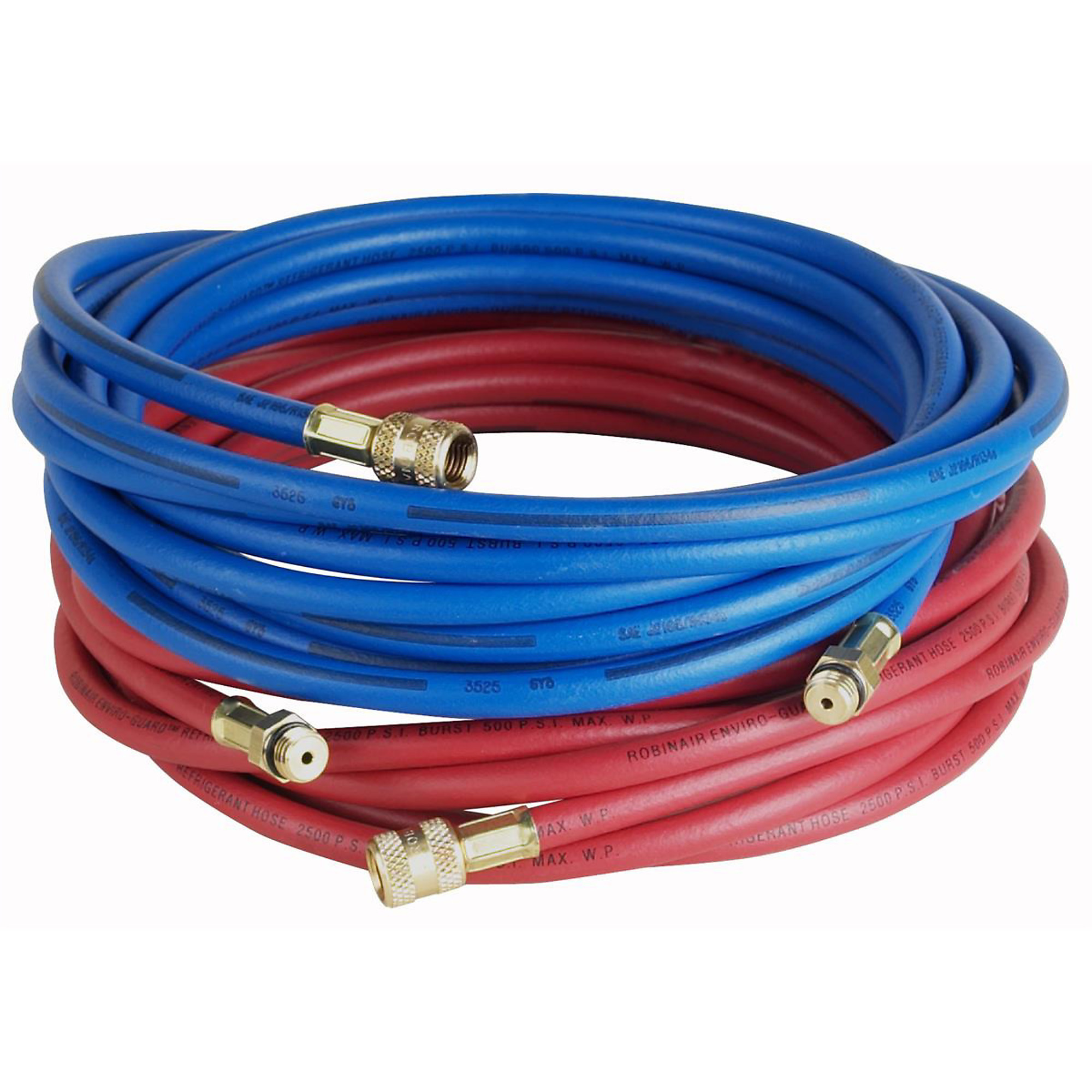 Robinair Enviro-Guard R-134a Hose Set — 240in., Red and Blue, Model# ROB64240